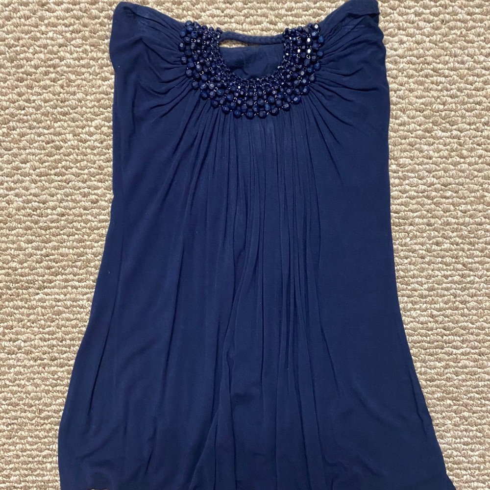 Blue short dress